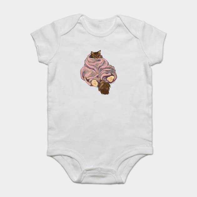 Heck, forgot the snacks Baby Bodysuit by Catwheezie